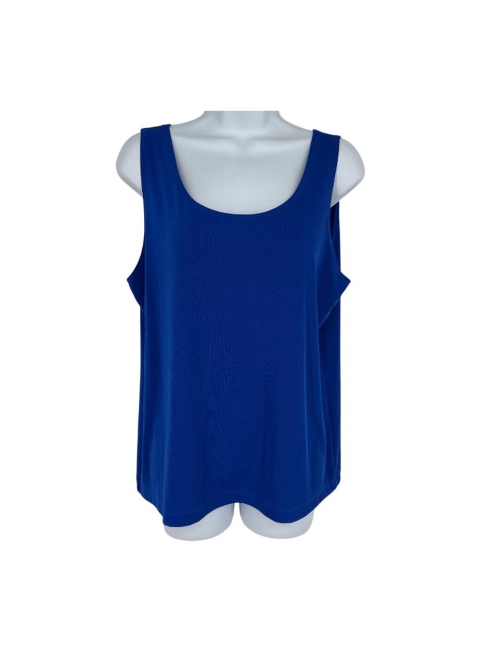 Easywear By Chicos Blue Sleeveless Tank Top Size 3 US XL